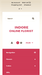 Mobile Screenshot of indoreonlineflorist.com